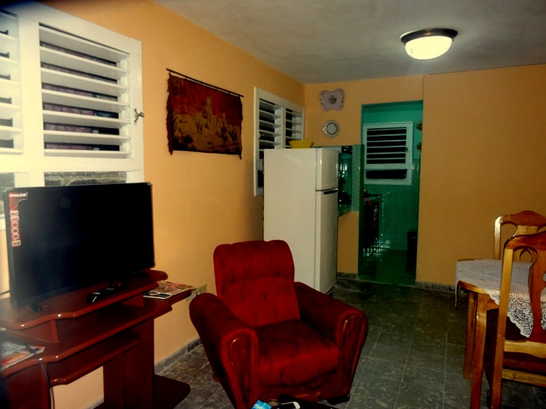 'Living and dining room' Casas particulares are an alternative to hotels in Cuba.